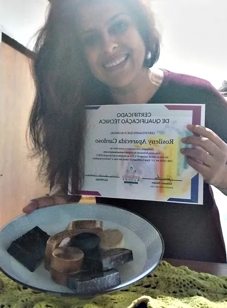 Certificado do Curso de Saboaria Artesanal